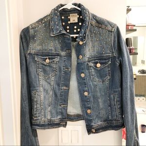 Zara Studded Denim Jacket